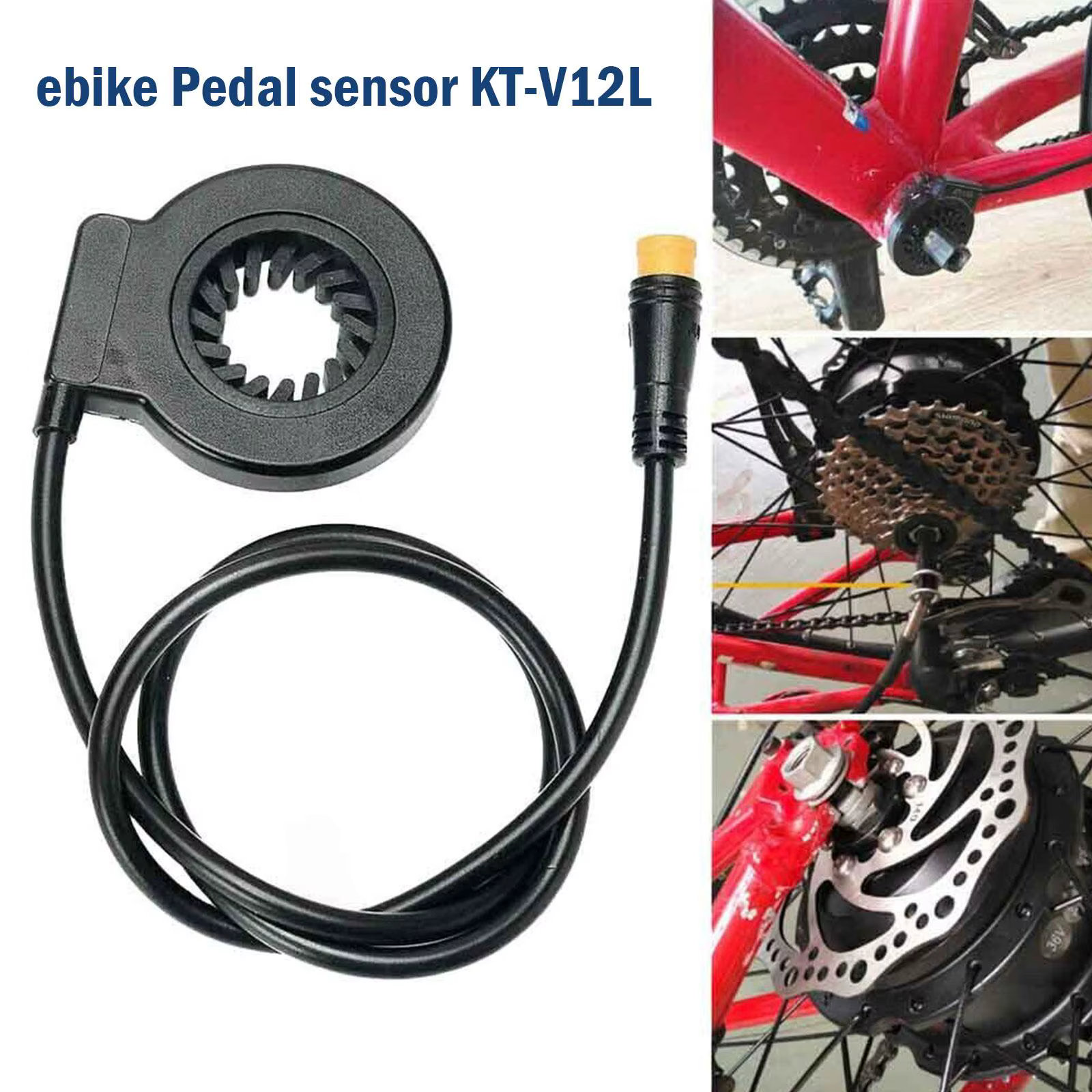 Capteur de pédale de vélo électrique KT-V12L Montage facile