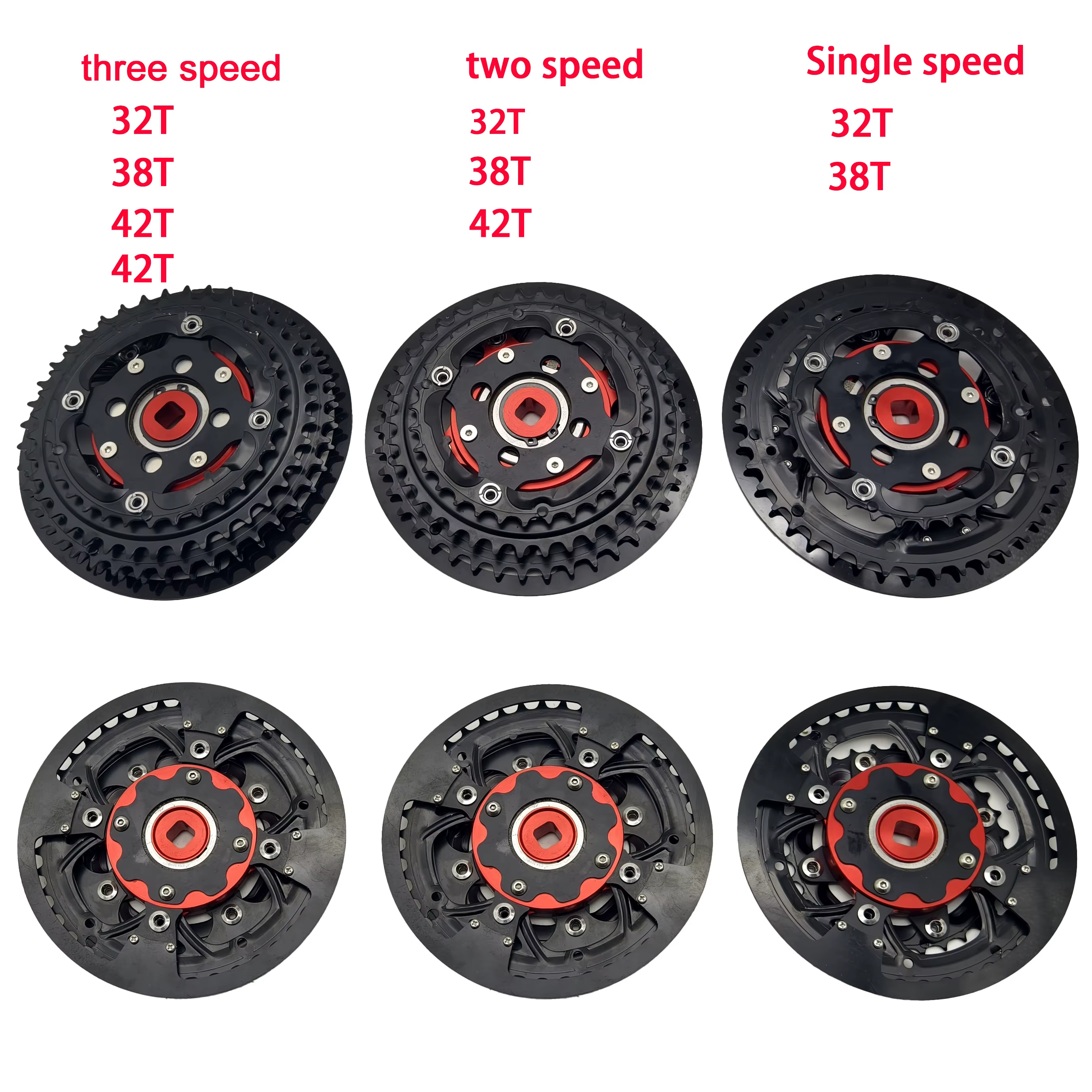 Pédalier pour kit de moteur à entraînement central VTT électrique manivelles à roue libre