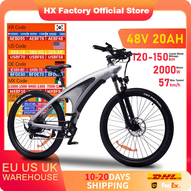 HX Q5 E vélo 2000W adultes