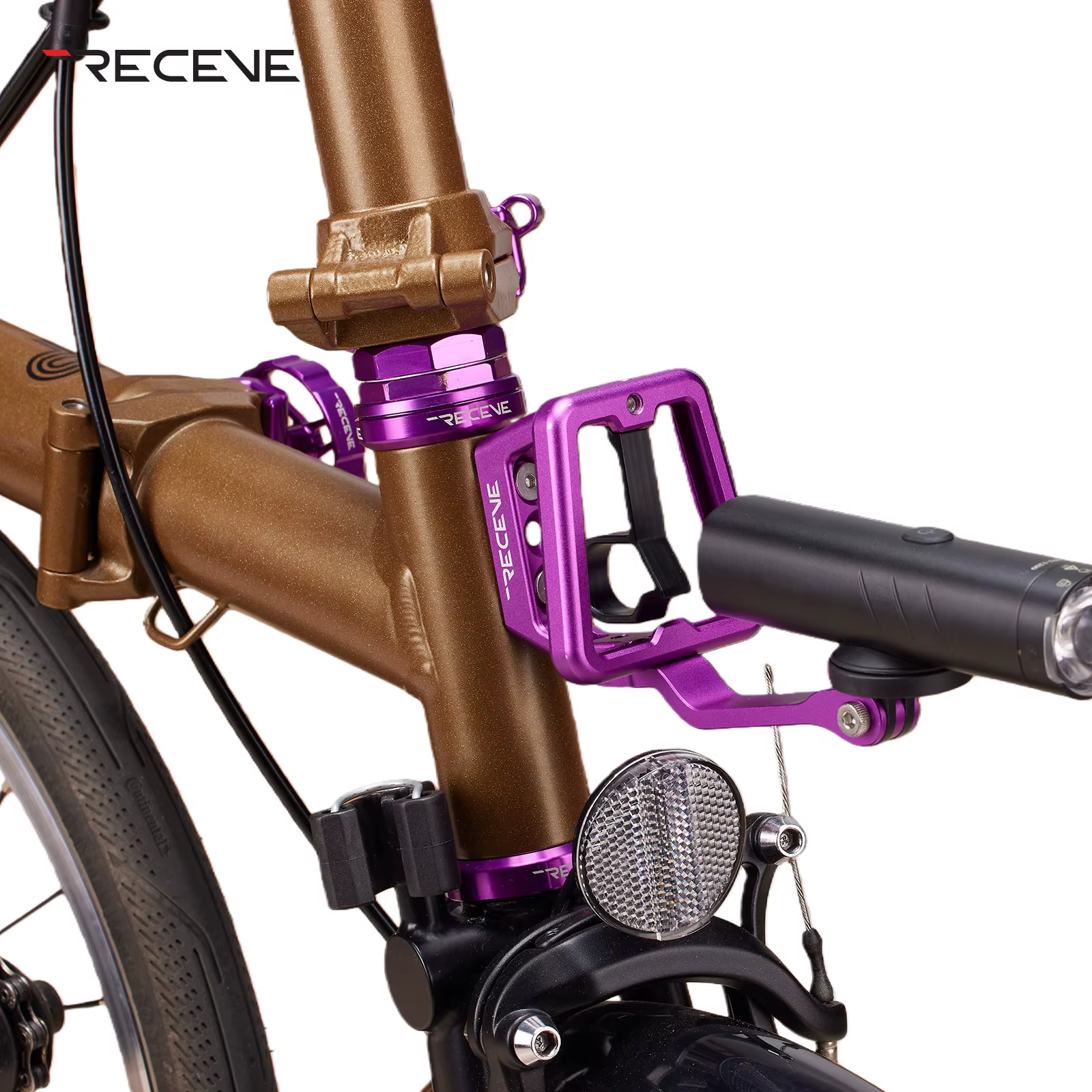 Support de porte-sac avant pliable pour vélo