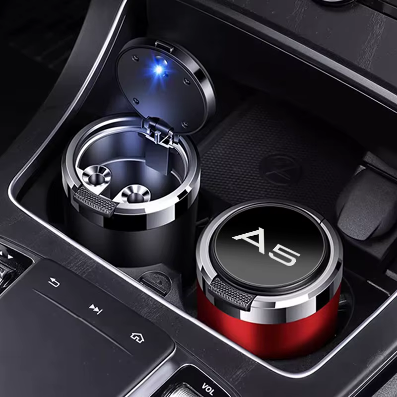 Cendrier de voiture pour Audi, accessoires de véhicules, nouveauté, a4, b6, b7, b9, a3, 8l, 8p, 8v, q3, a7, a4, b8, a6, c6, 4f, c7, a5, q8, a7, a8
