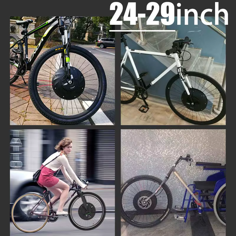 Kit de conversion de vélo électrique tout-en-un 40 km/h