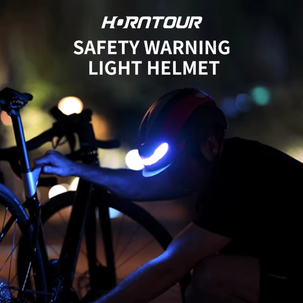 Horntour 2025 casque de vélo lumières de conduite