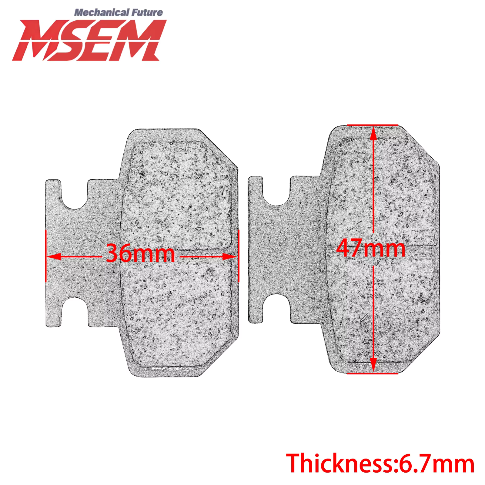 Accessoires de frein à disque pour Scooter