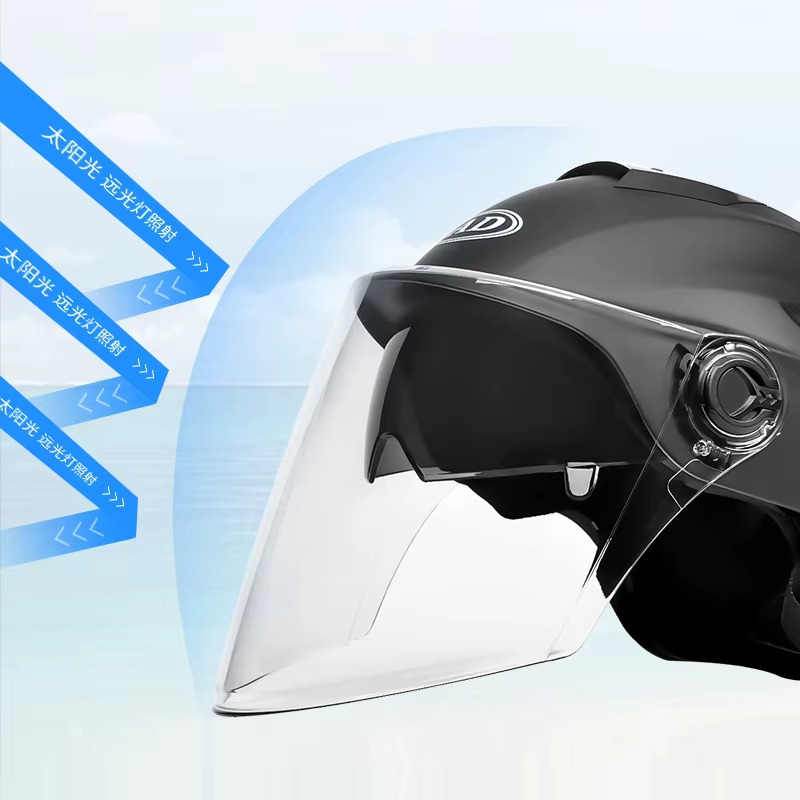 V casque de Scooter électrique été V Chopper casques de Moto cascade de sécurité Soman Articles urbains femme hommes