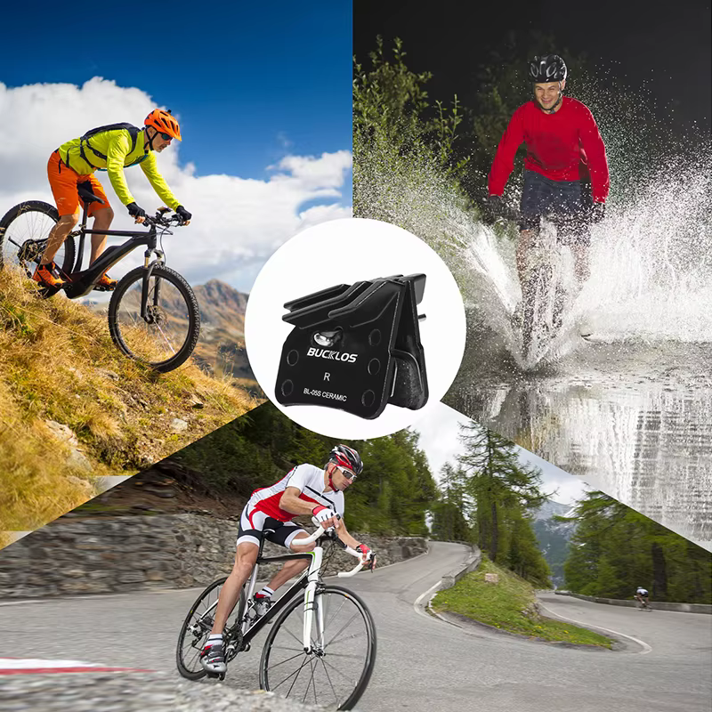 BUCKKubBicycle-Plaquettes de frein en céramique durable pour vélo de route et VTT, plaquettes de freins à dissipation thermique pour VTT, N03A, N04C, N02S, N03S