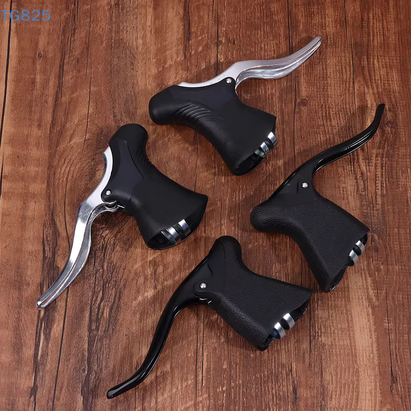 【AN】【AN】Leviers de frein de vélo antidérapants en aluminium