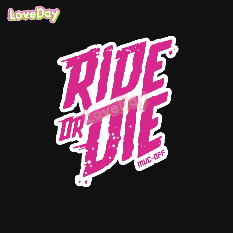 Autocollants de vélo RIDE OR DIE