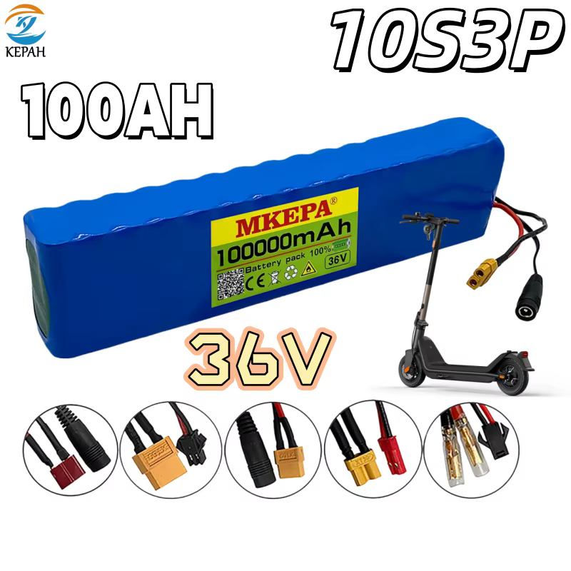 Batterie de scooter électrique 36V 100000mAh