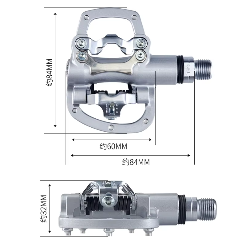 Wellgo-Pédale autobloquante pour vélo de route et de montagne R120B