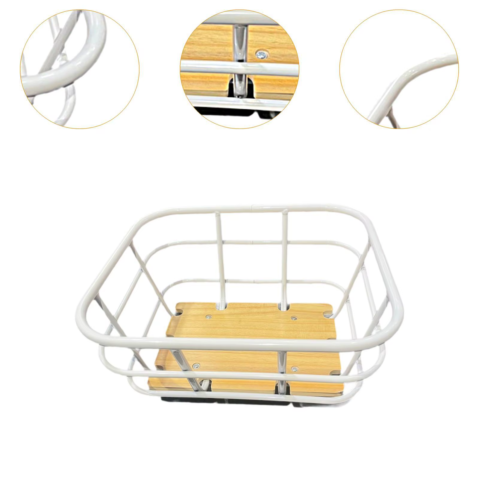 Panier avant de vélo panier de vélo élégant pour cour de vélo en plein air