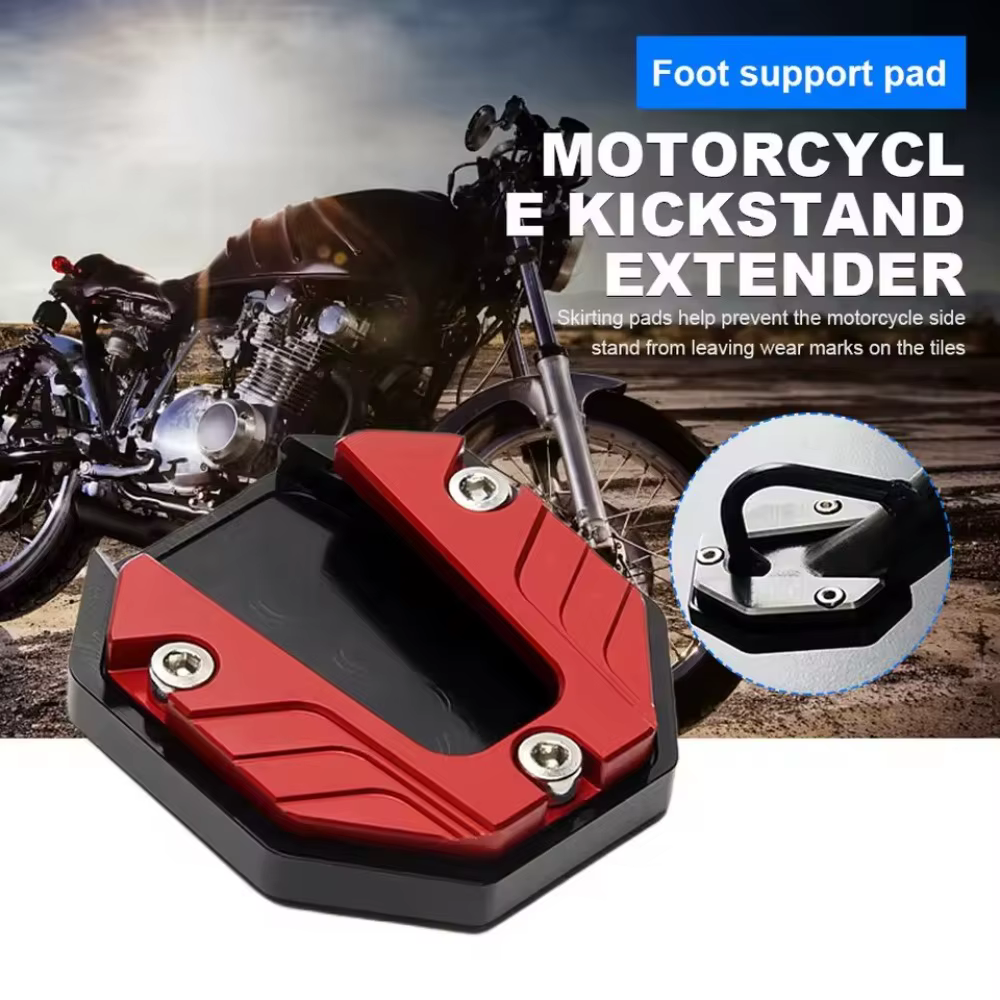 Support de pied de moto modifié