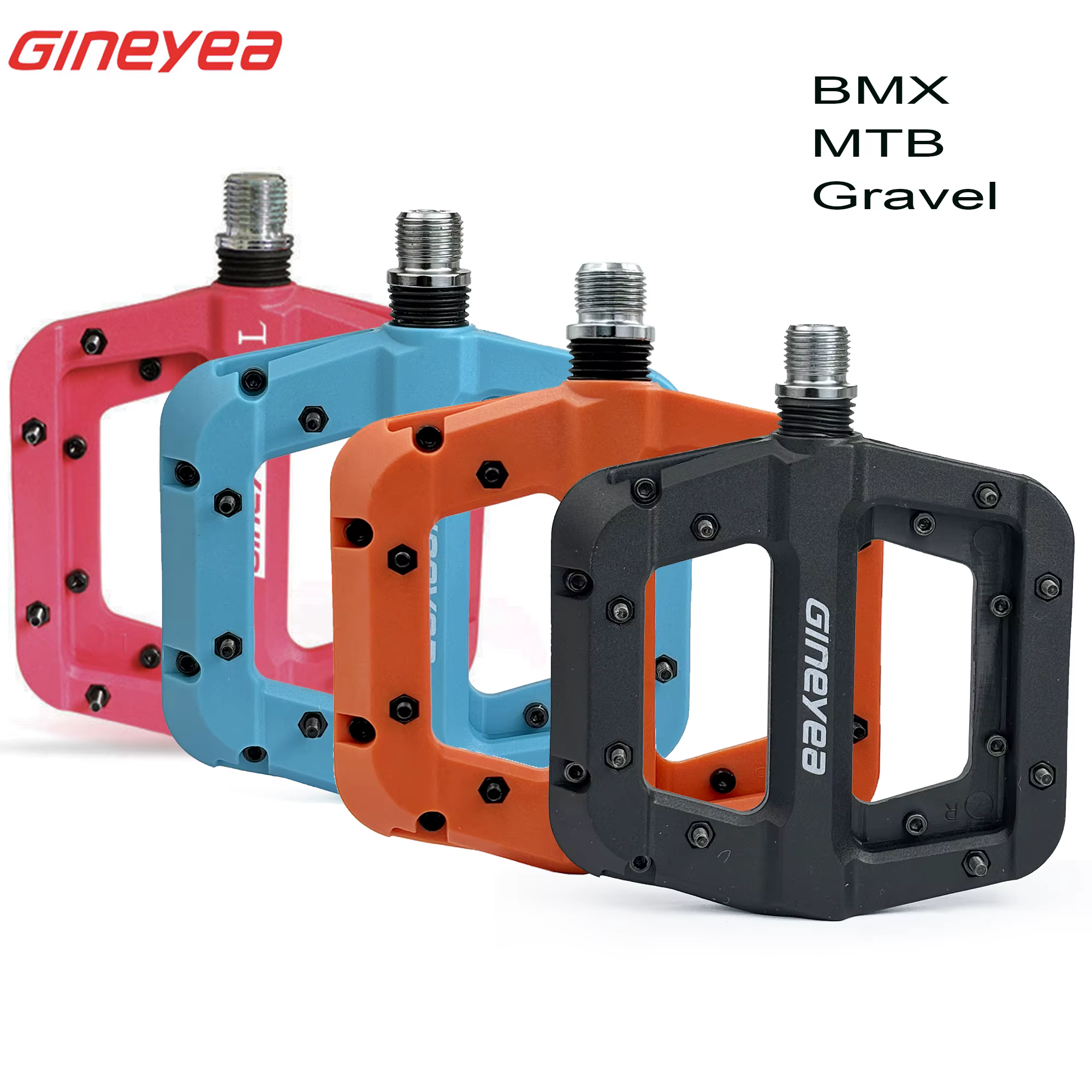 Gineyea-Pédales de roulement à joint en nylon pour vélo adulte