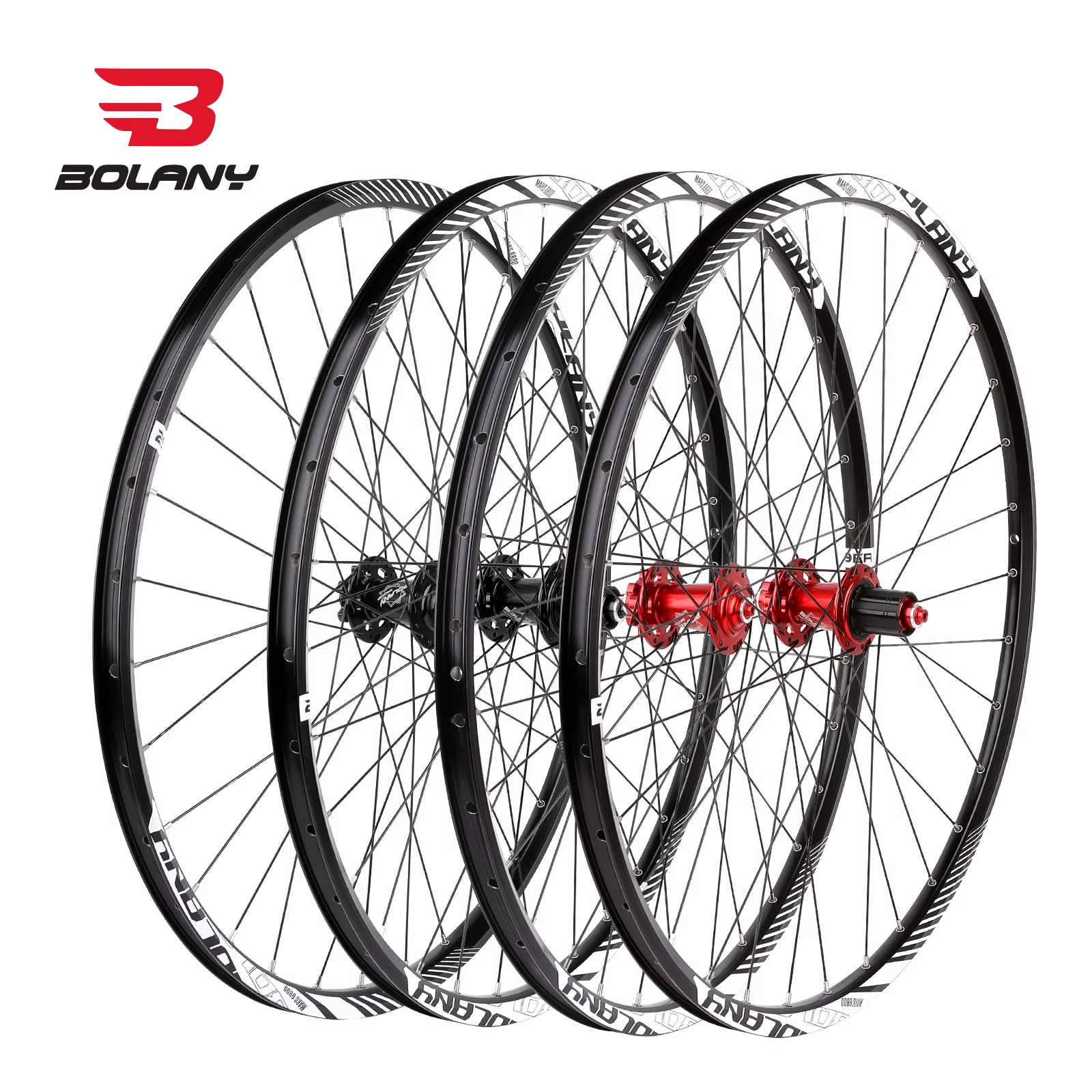 BOLANY 120 clics roues de vélo 32 rayons en alliage d'aluminium 6061 Ultra léger vtt