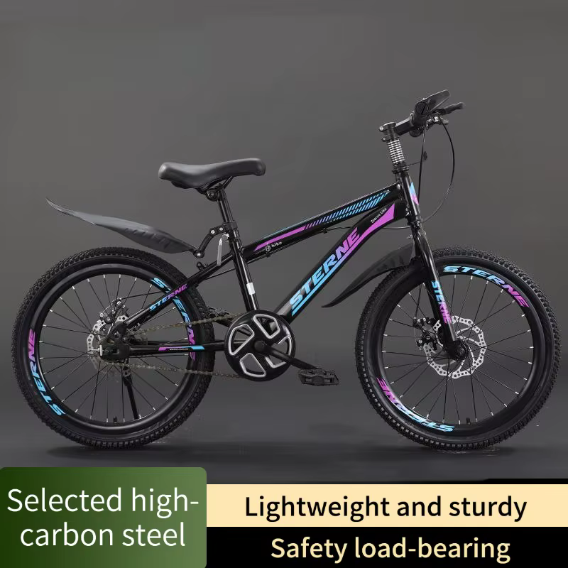 Les vélos pour enfants conviennent aux adolescents de 6 à 12 ans qui utilisent des freins à disque à amortissement des