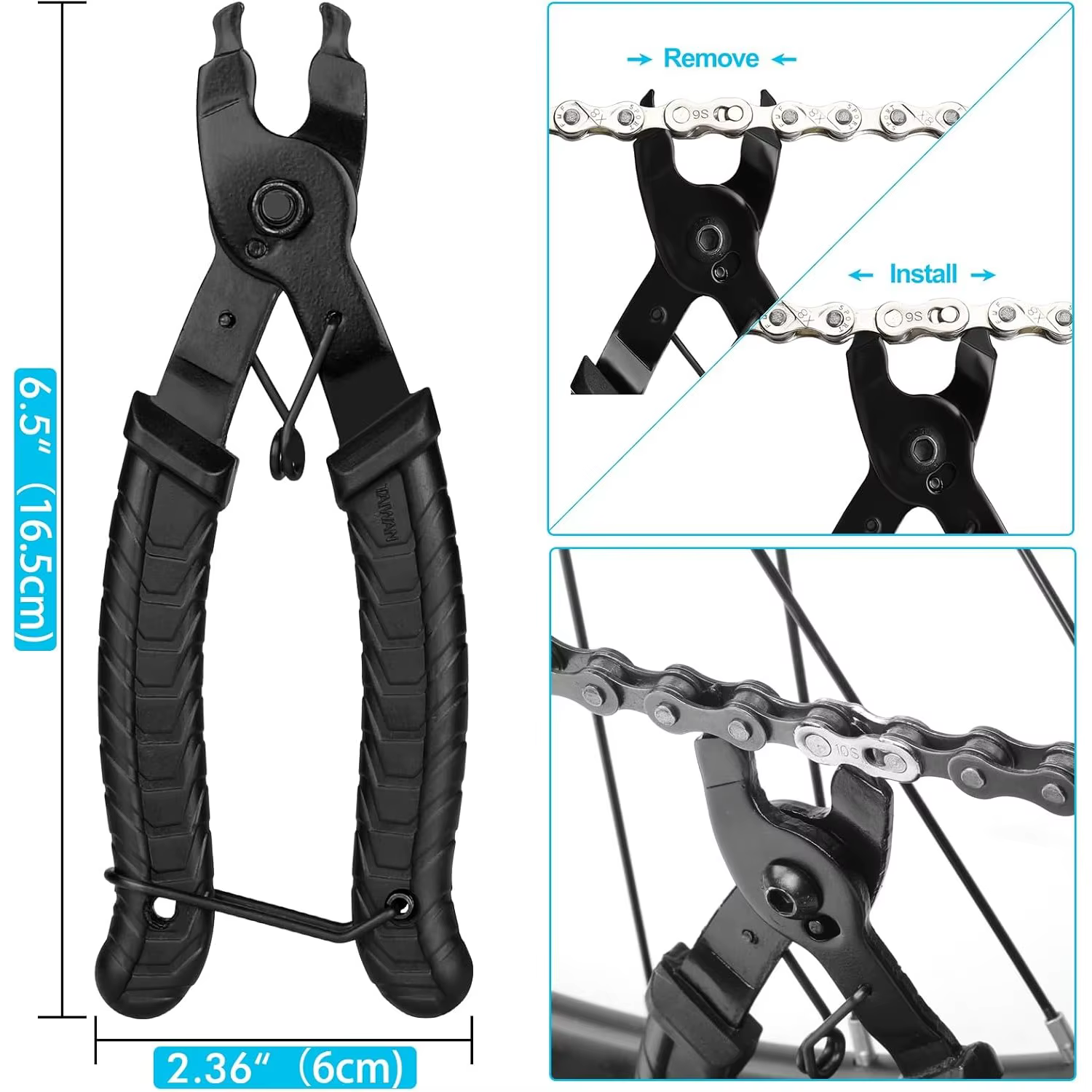 Kit d'outils de réparation de chaîne de vélo