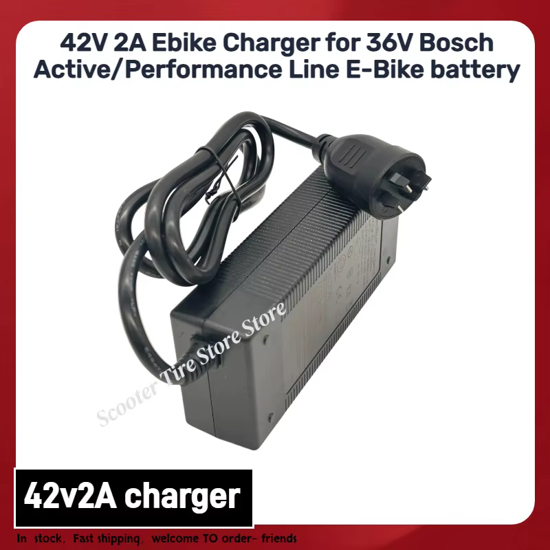 Chargeur de vélo électrique 42V 2A