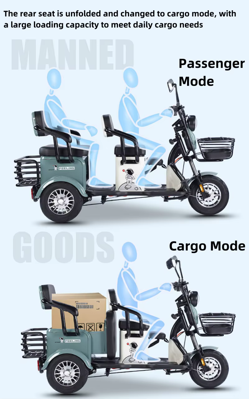 Tricycle électrique 48V/60V