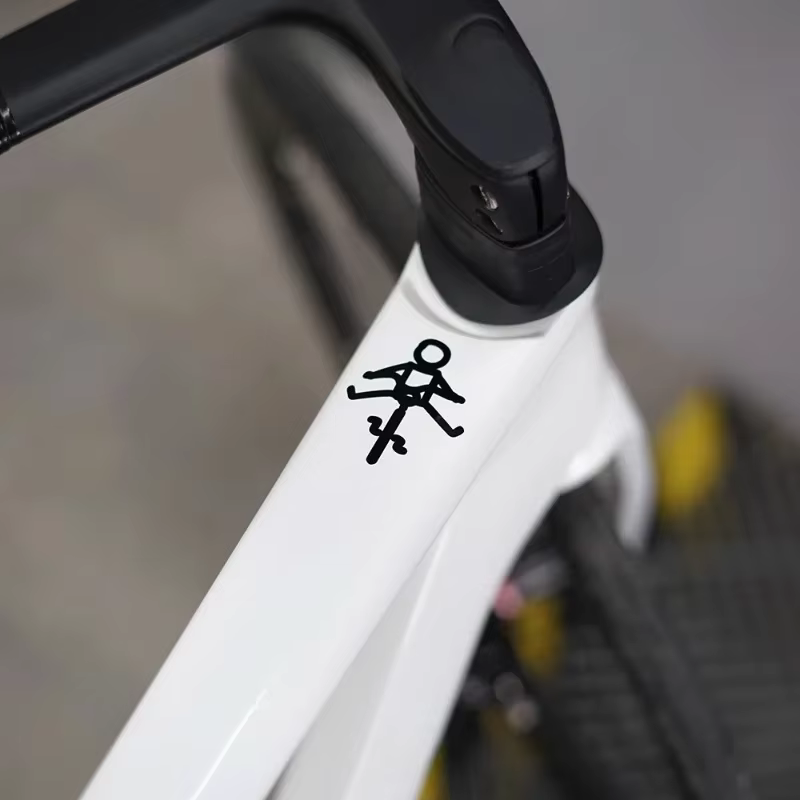 1 autocollant de vélo amusant et mignon