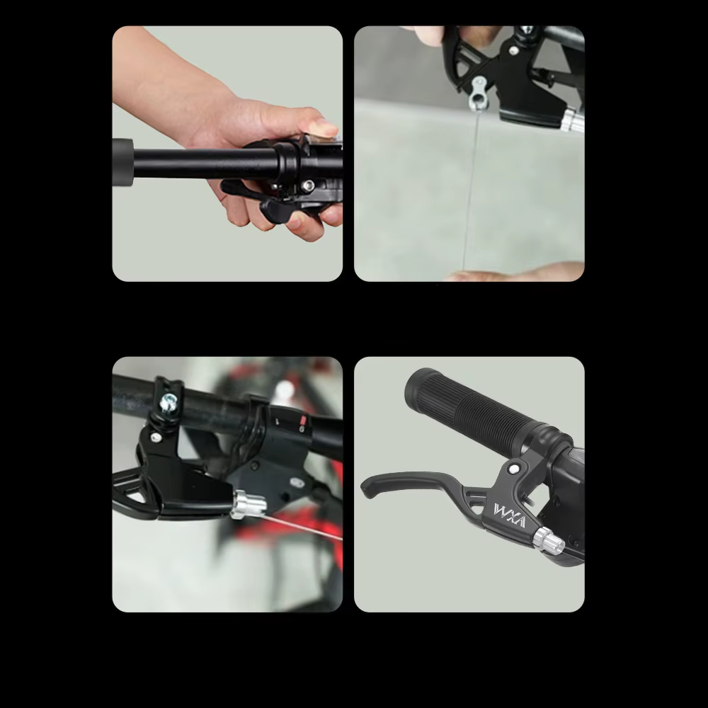 1 paire de leviers de frein de vélo en alliage d'aluminium ultraléger de haute qualité poignée