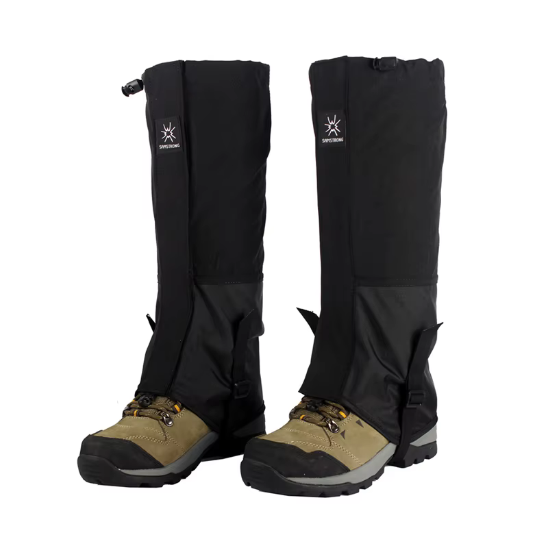 Ensemble de guêtres de trekking professionnelles – Conception coupe-vent et anti-boue pour chasseurs/climants