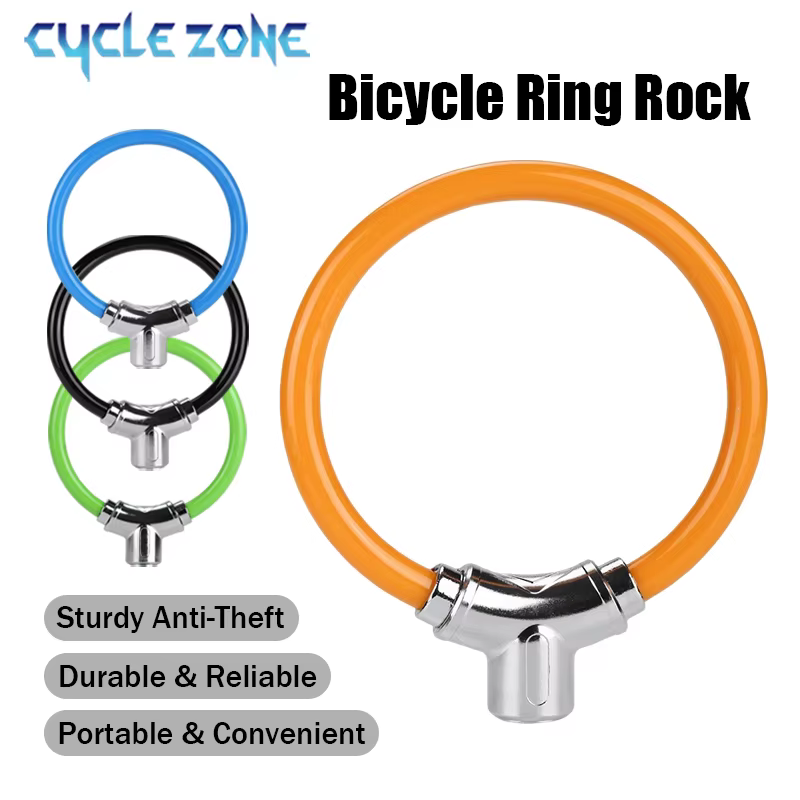 Cadenas portable à anneau en alliage d'aluminium épaissi pour vélo de montagne