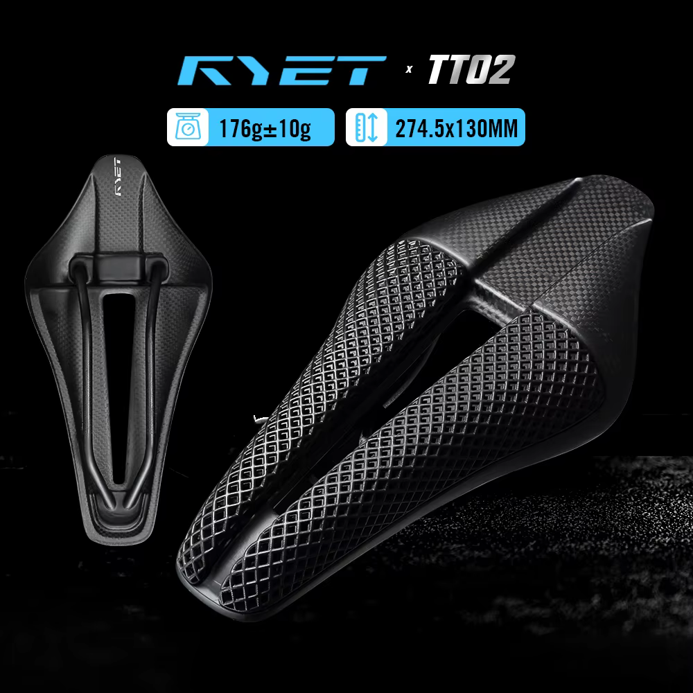 Selle de triathlon RYET TT02 imprimée en 3D