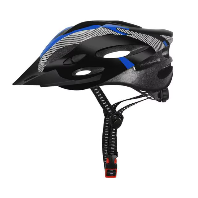 Casque Texture fibre de carbone adulte vtt VTT équipement de cyclisme sécurité vélo moto chapeau casquettes femme mâle EPS mousse