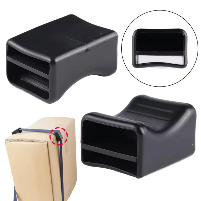 Sangles d'adaptation pour porte-vélos de toit avec coussin de protection pour cadre de vélo et anneau en acier