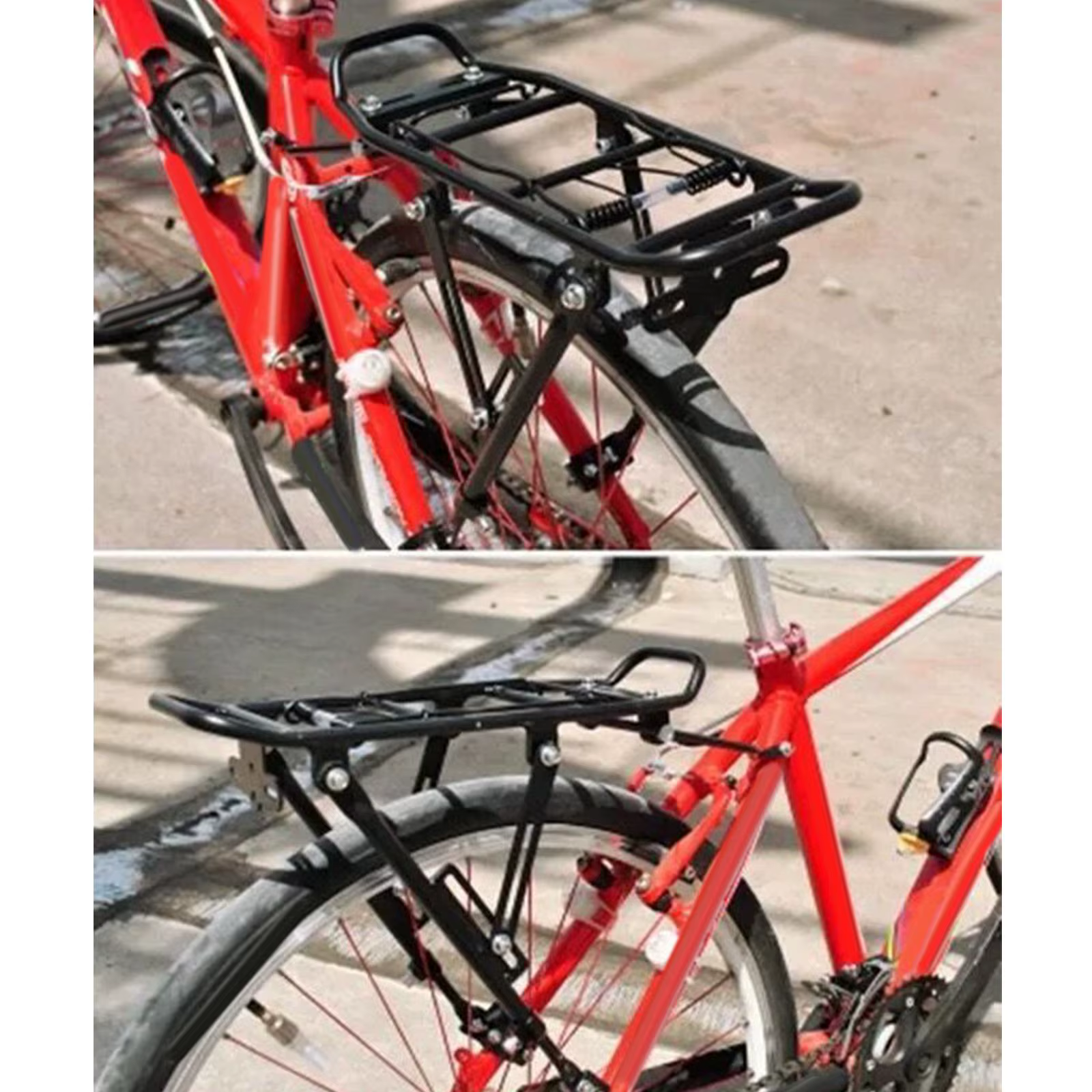 Porte-bagages arrière en alliage pour vélo de route et VTT