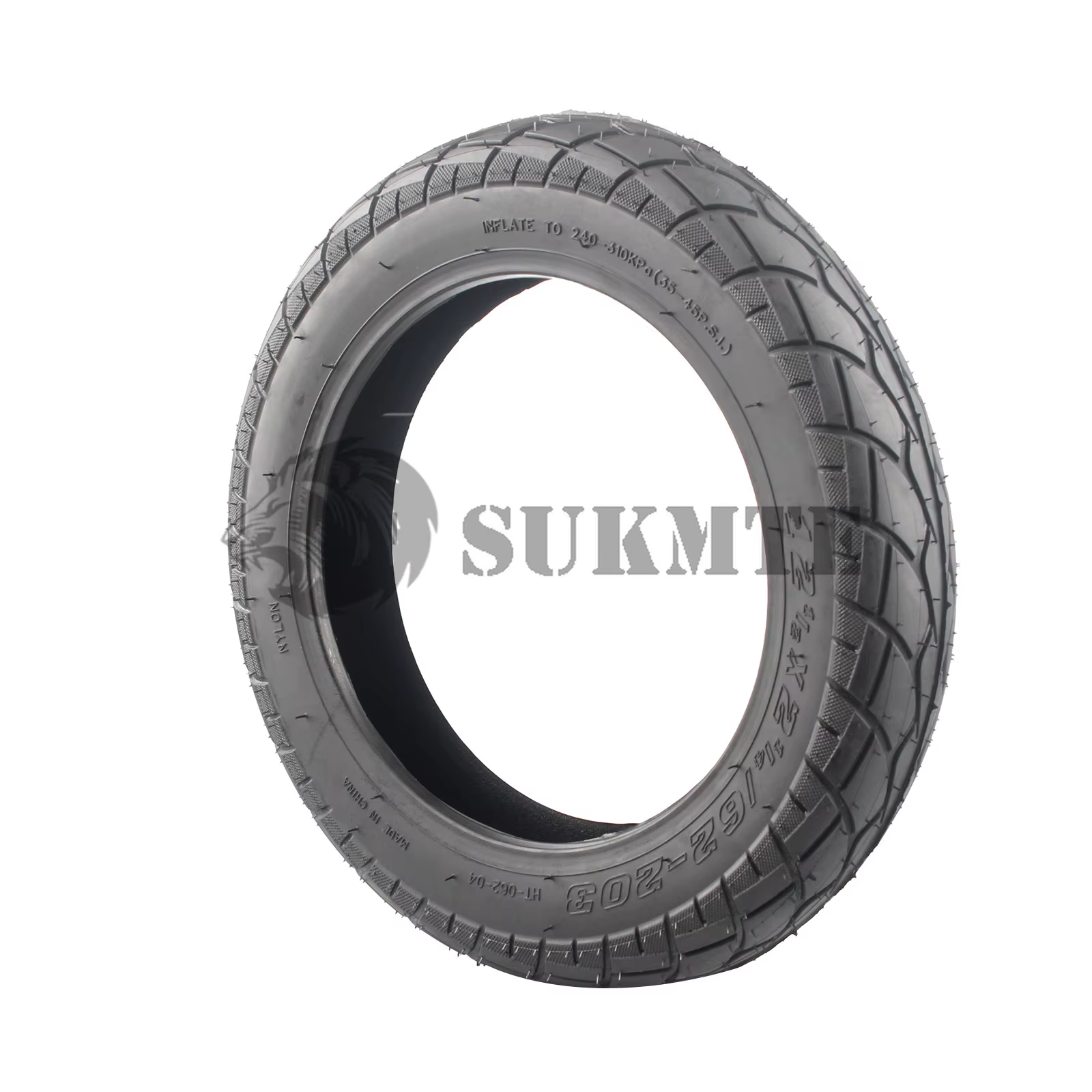 Pneu de 12 pouces (62 -203)12 1/2X2 1/4 poussette de vélo urbain pour pneus extérieurs de Scooter électrique convient à