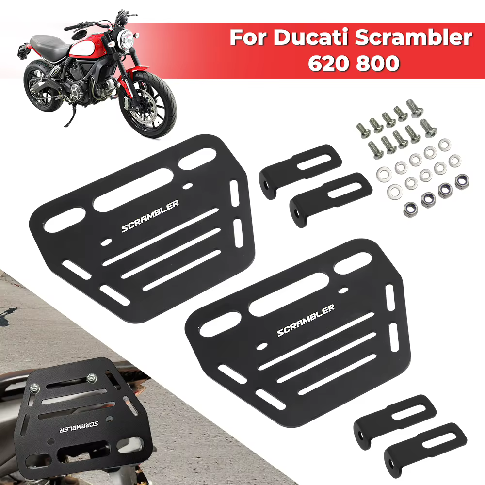 Porte-bagages latéral pour moto
