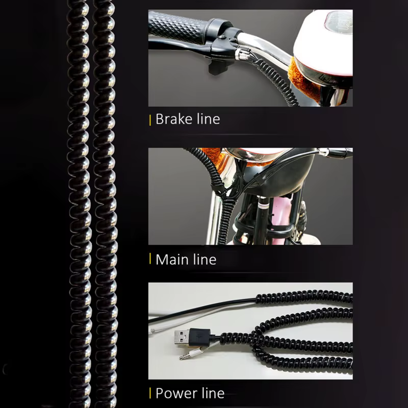 Tube d'enroulement de harnais de vélo