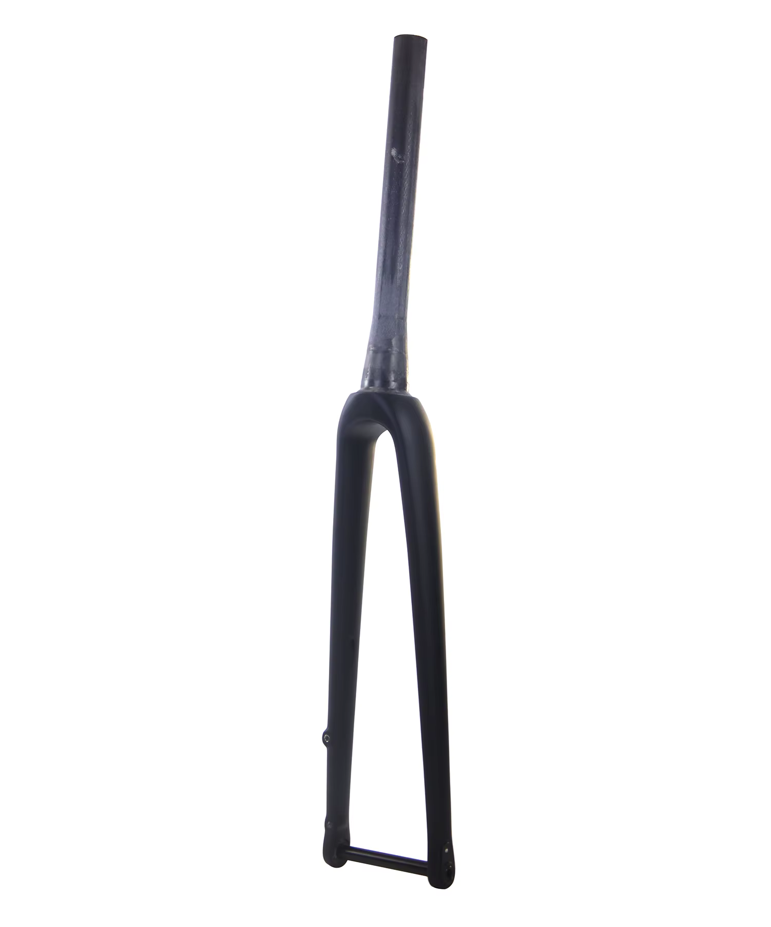 Fourche de vélo de route rigide en carbone