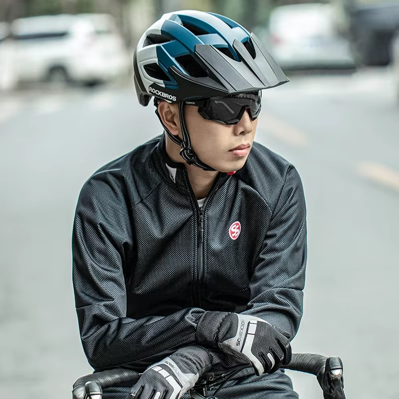ROCKBROS casque de vélo respirant intégralement moulé