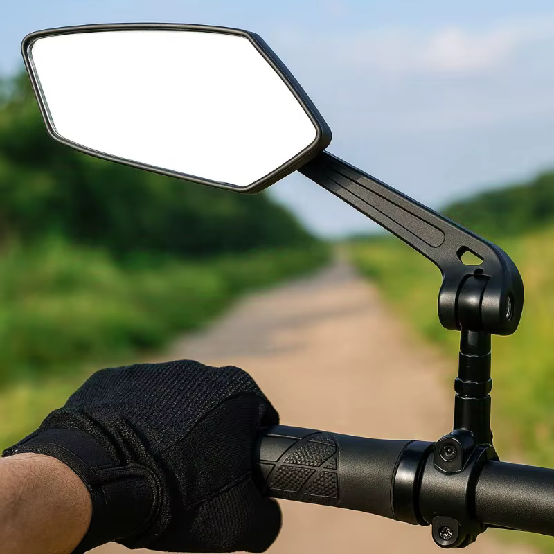 Rétroviseur grand Angle rotatif réglable pour guidon de vélo de route