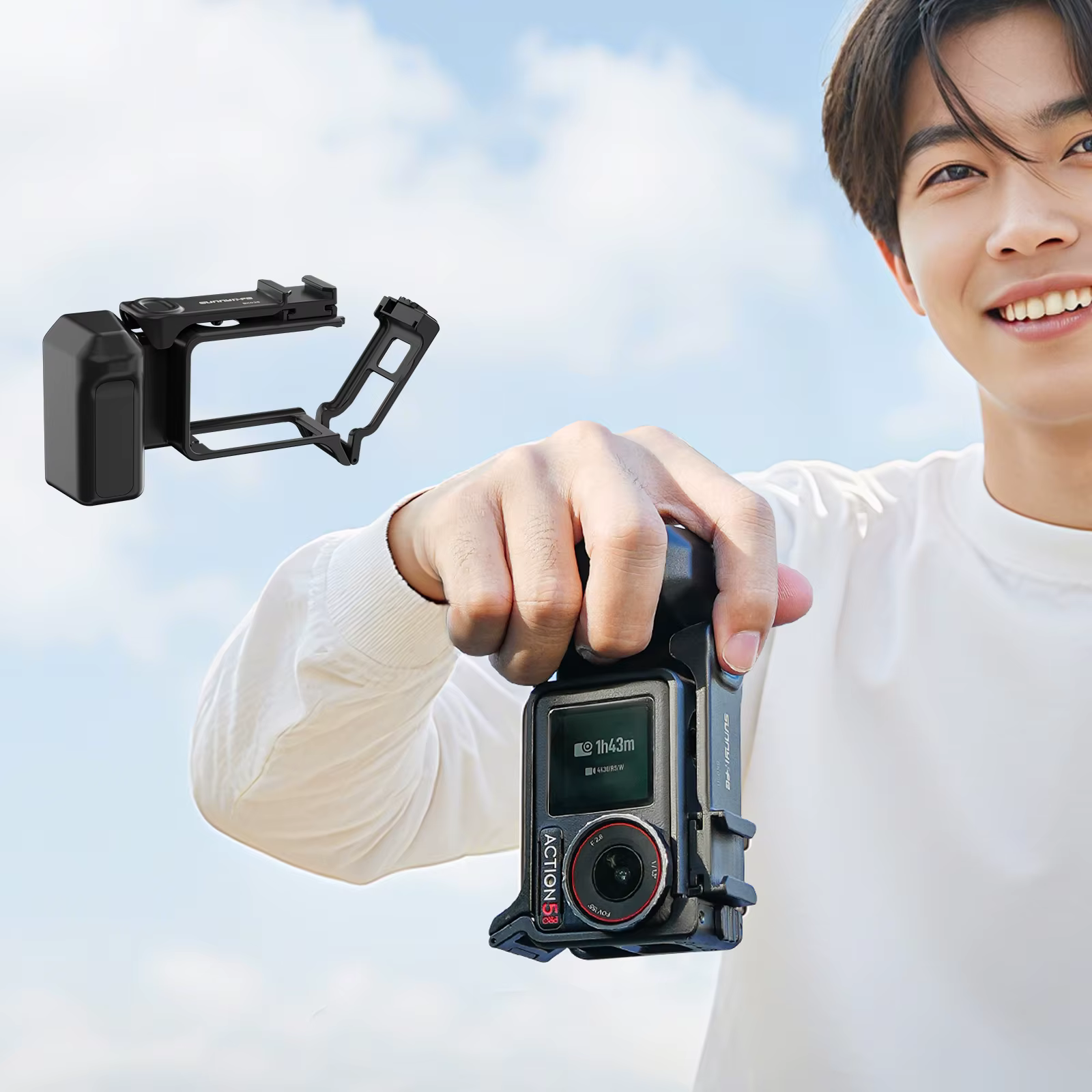 Pour DJI Action 5 Pro/4/3 Street Shot