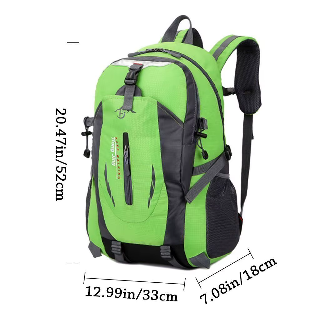 Grand Sac à Dos Étanche de 40l en Nylon Durable, pour Camping, Randonnée, Marche, Voyage en Plein Air