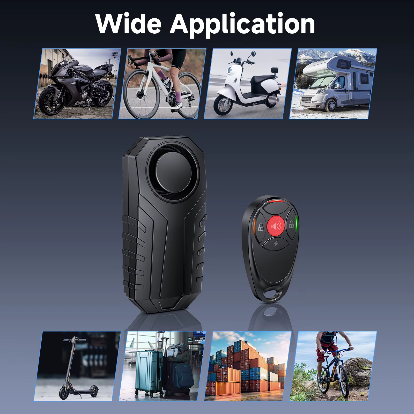 Alarme antivol pour vélo Extractme avec télécommande