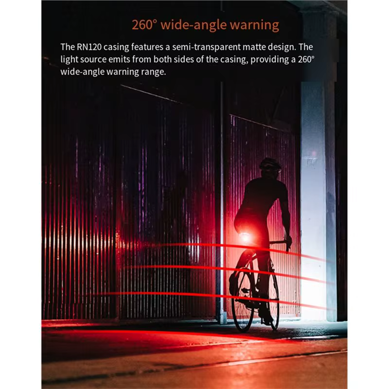 Feu arrière de vélo intelligent RN120 ABS