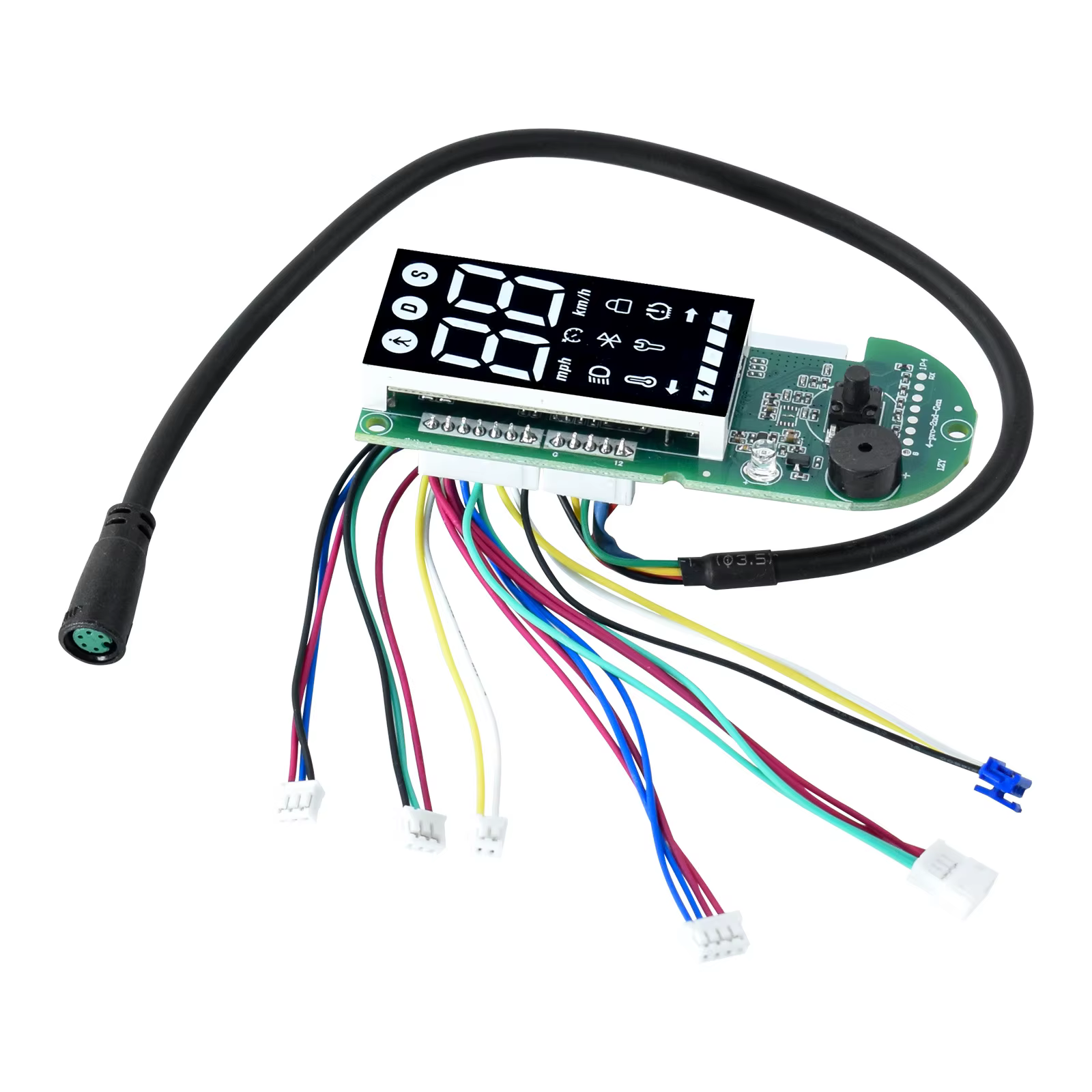 Carte de circuit du tableau de bord de trottinette électrique pour Xiaomi 4 Pro 2ème génération avec clignotants – Pièces de rechange pour instrument