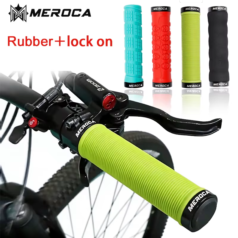 Poignées de vélo MEROCA en caoutchouc