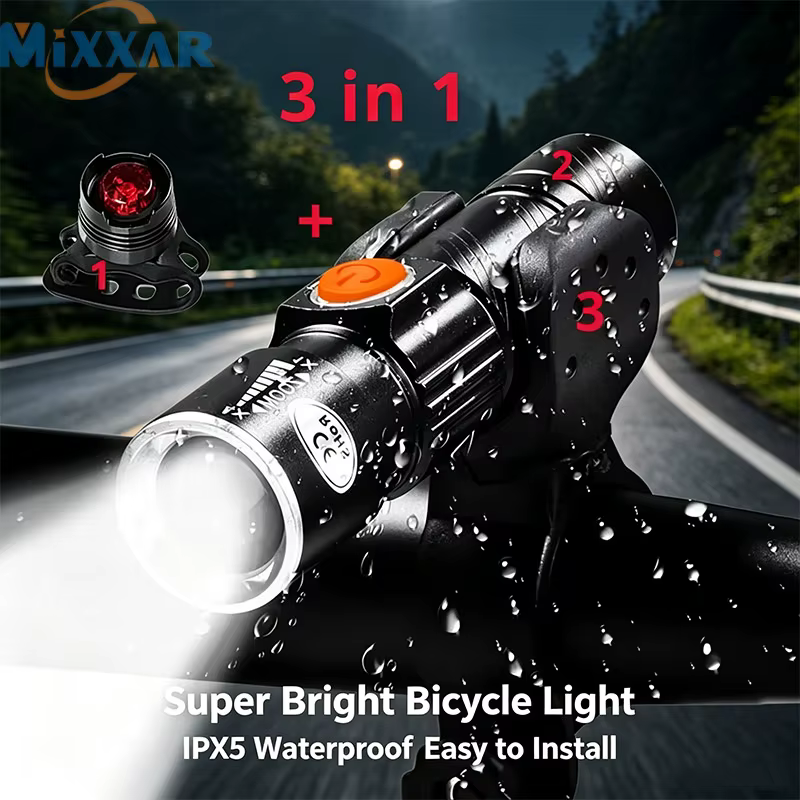3 in1 8000 Lumen vélo
