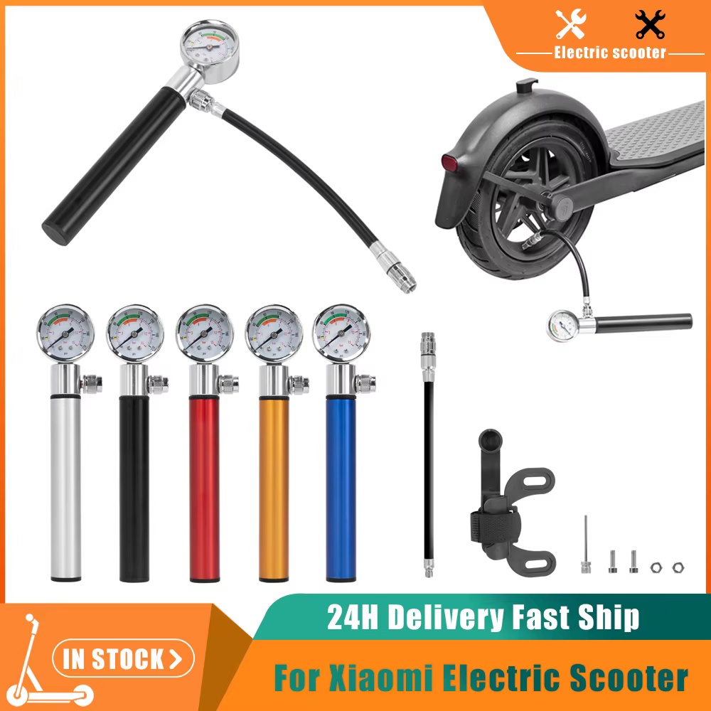 Pompe de scooter électrique portable avec jauge