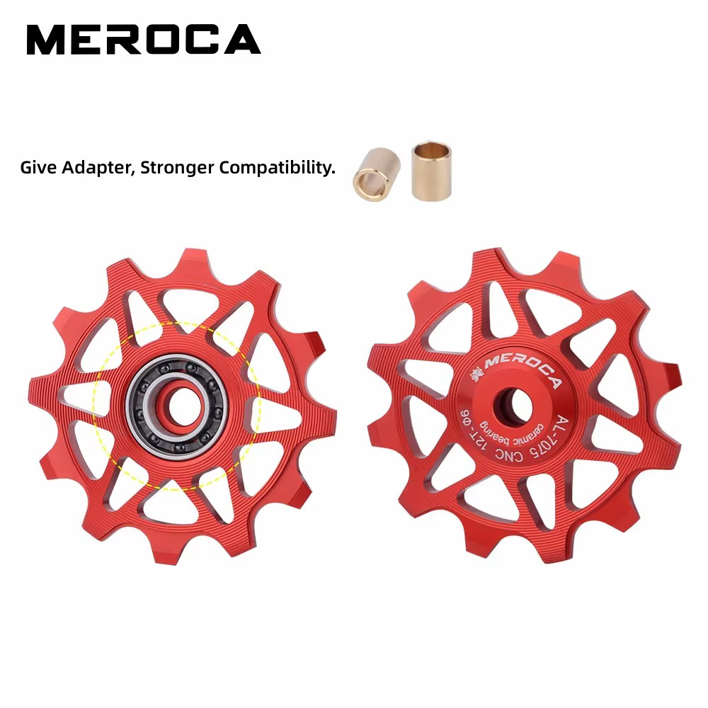 MEROCA poulies en céramique 12/14T dérailleur de vélo 9v 10v 11v