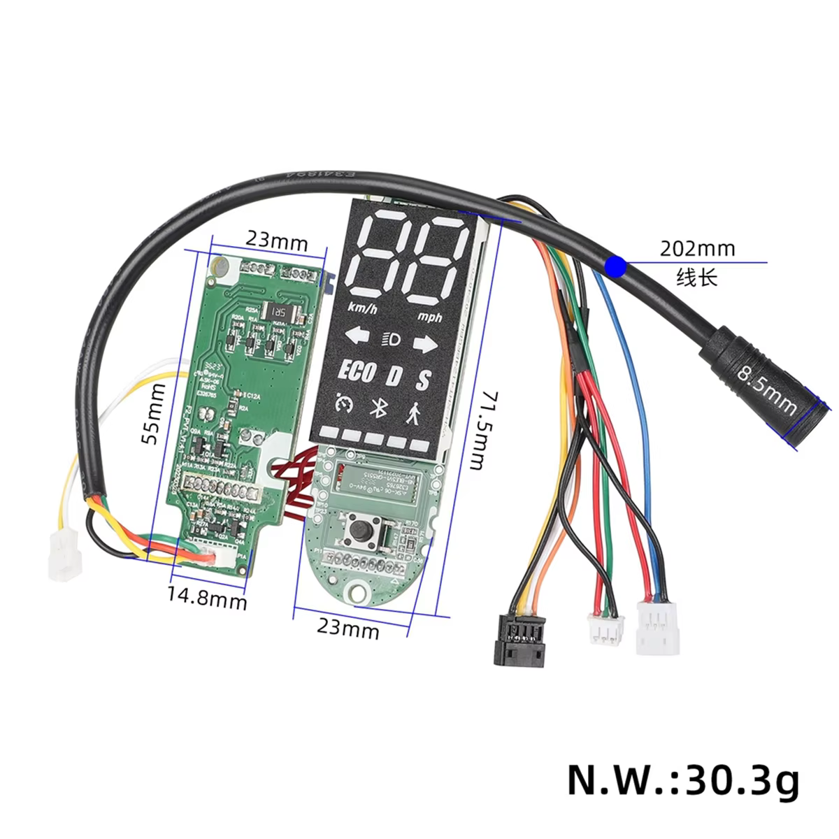Tableau de bord pour Scooter électrique Ninebot F2/F2 Plus/F2 Pro