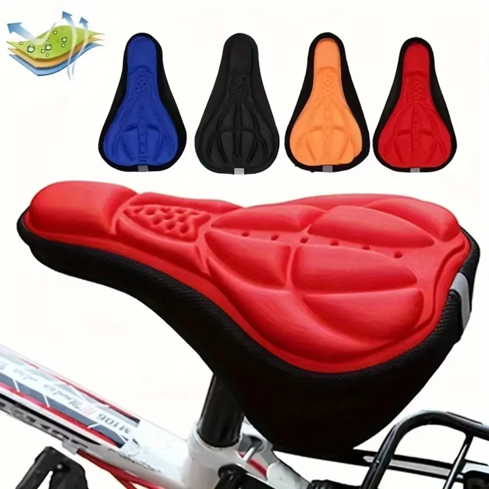 Coussin de siège de vélo confortable avec absorption des chocs et design 3D respirant
