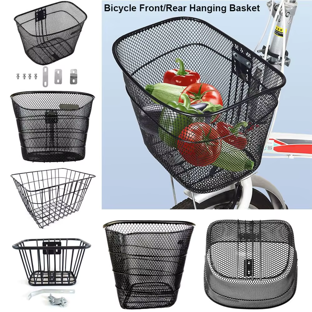 Nouveau panier arrière de vélo facile à installer