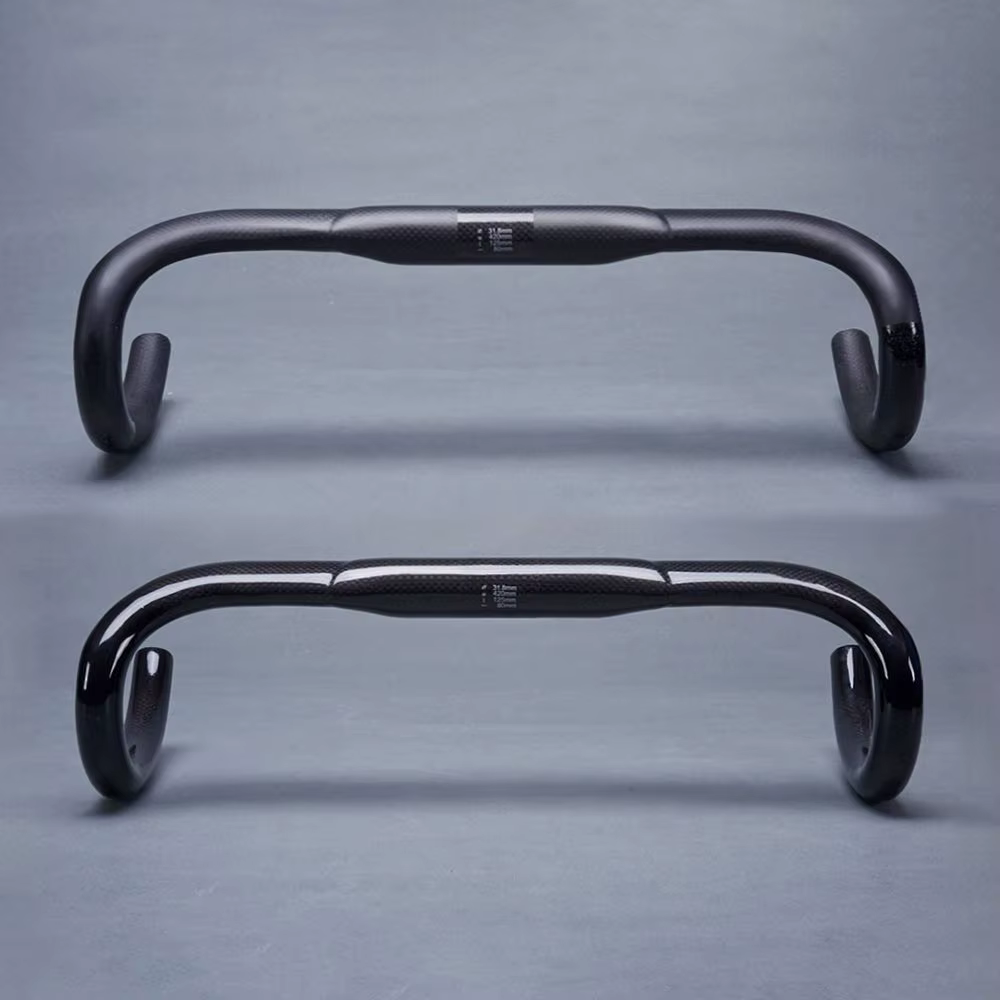 Guidon de vélo en fibre de carbone 3K