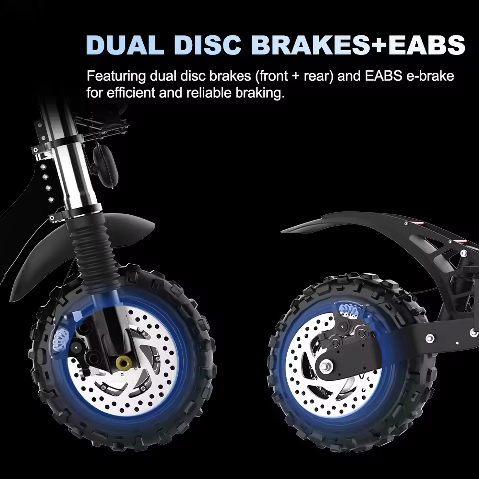 Trottinette électrique à double moteur haute puissance 6000W